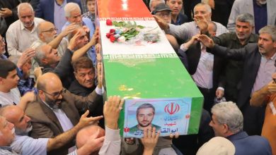 تشییع پیکر مطهر شهید مدافع وطن ابوالقاسم مهری