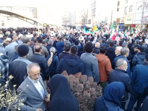 تشییع پیکر ۲شهید امنیت در پاکدشت