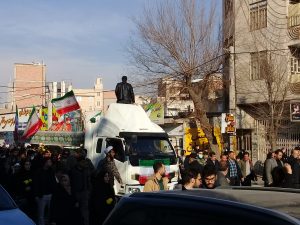 تشییع پیکر ۲شهید امنیت در پاکدشت