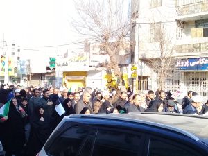 تشییع پیکر ۲شهید امنیت در پاکدشت